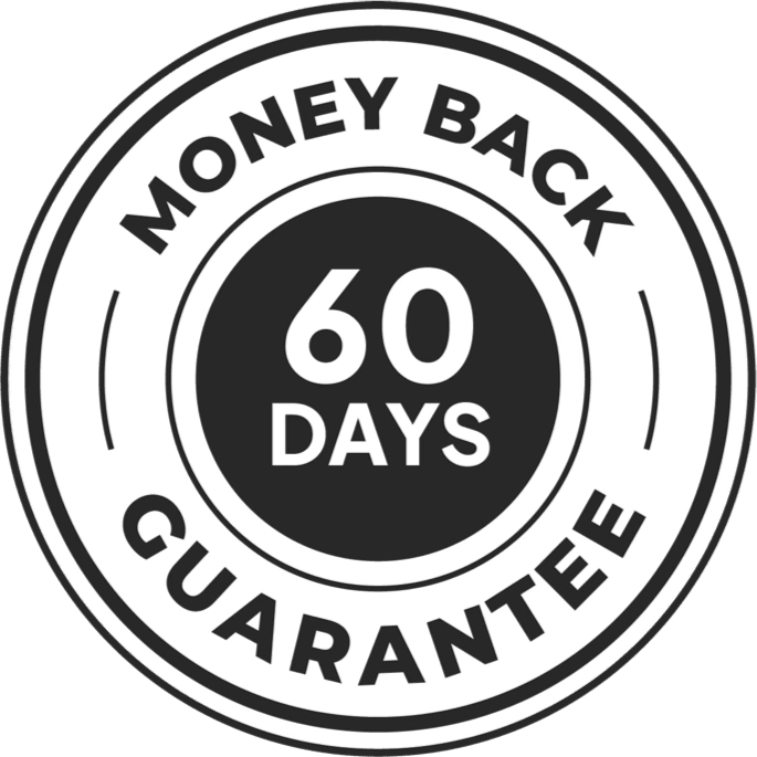 Meticore 60-Day Money Back Guarantee Seal
